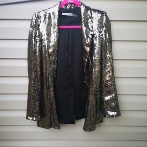 Alice + Olivia Sequin Blazer